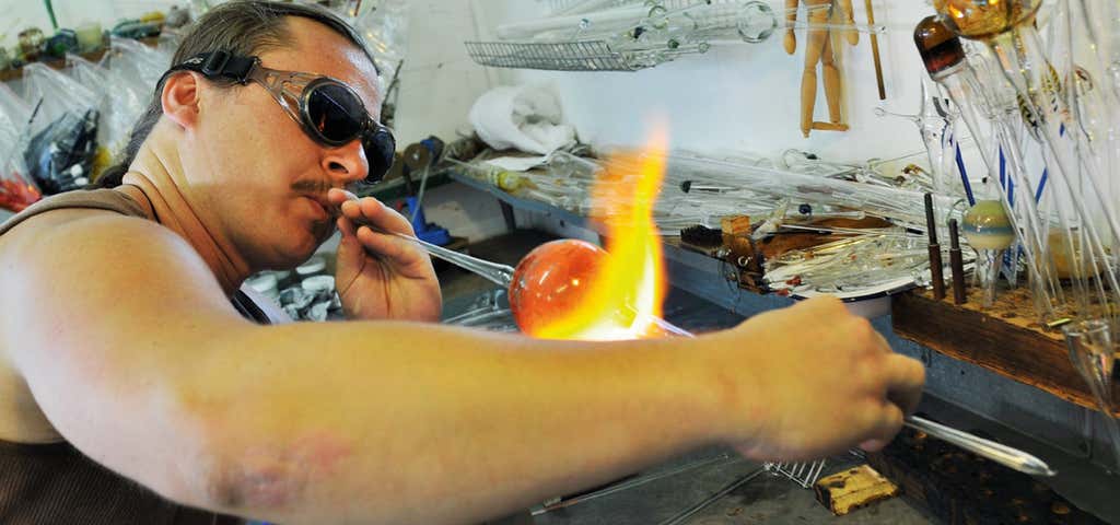 Photo of Alan Ussher Glassblowing Studio