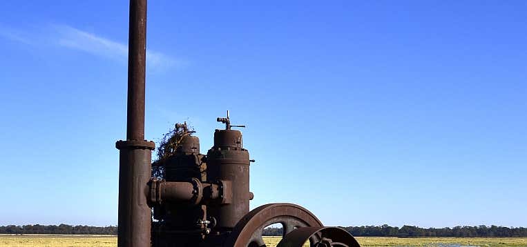 Photo of A.M. Bohnert Rice Plantation Pump #2 Engine