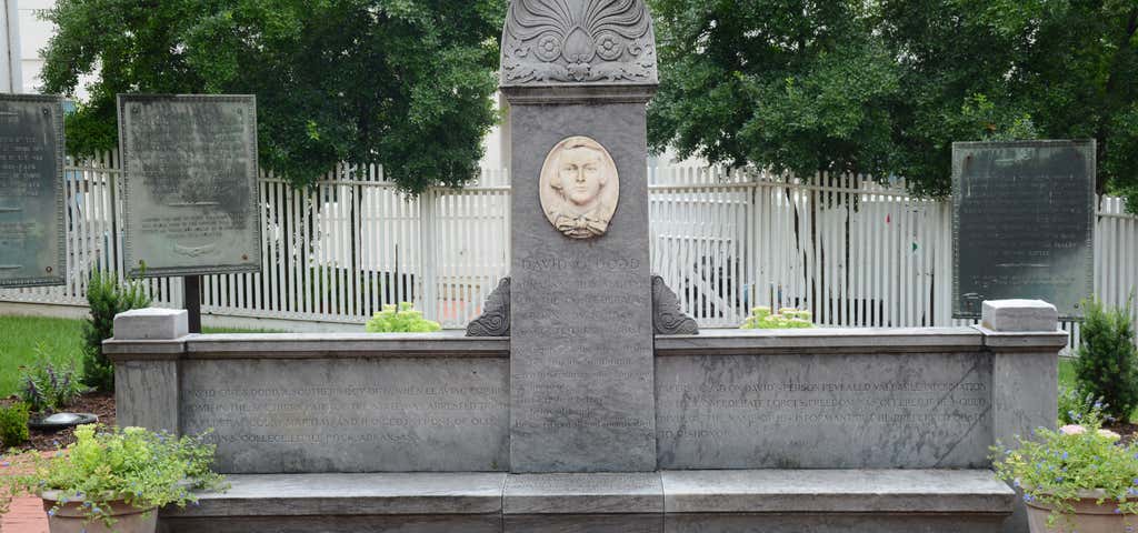 Photo of David O. Dodd Memorial