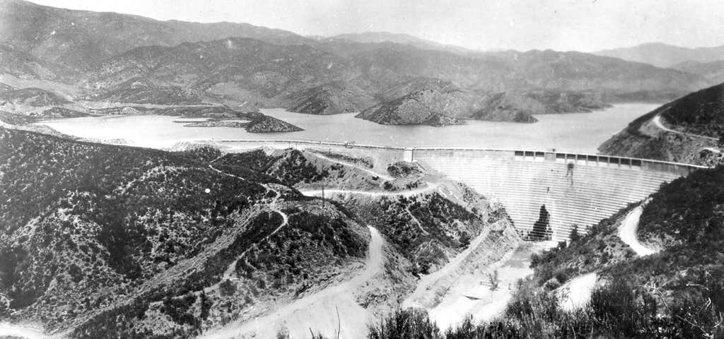 Photo of St. Francis Dam disaster site