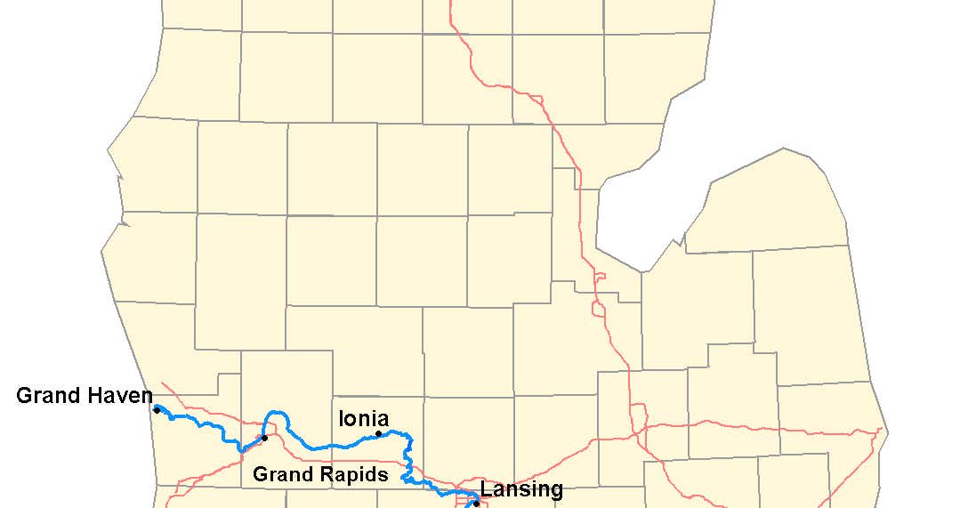 26500 Grand River Michigan Map Map 0601