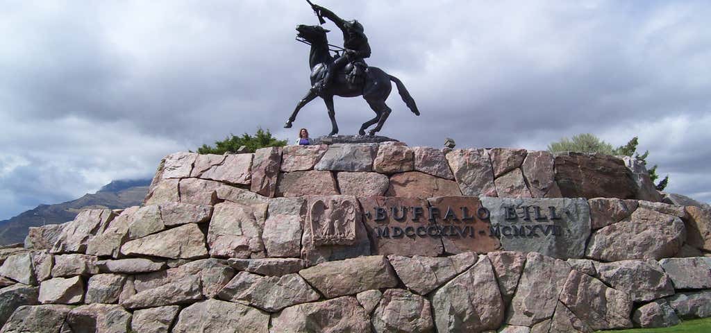Photo of ''Buffalo Bill'' Statue