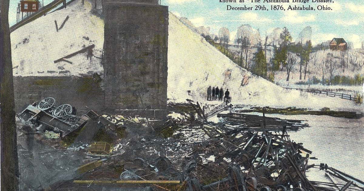 Ashtabula River railroad disaster Ohio Roadtrippers