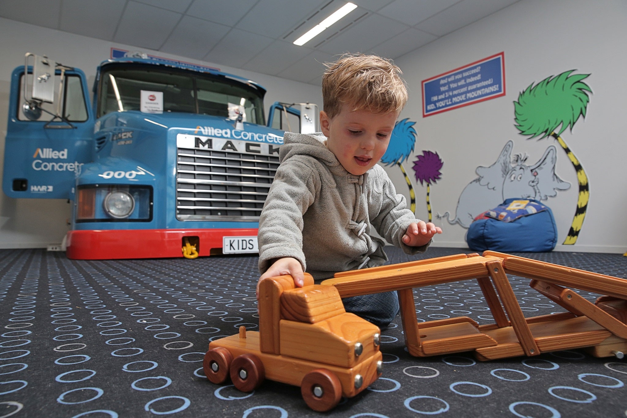 We are family friendly and have children's play areas throughout Transport World and The Grille Cafe.