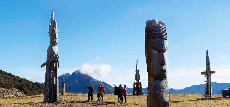 Photo of Mount Hikurangi Maori Sculpture Experience