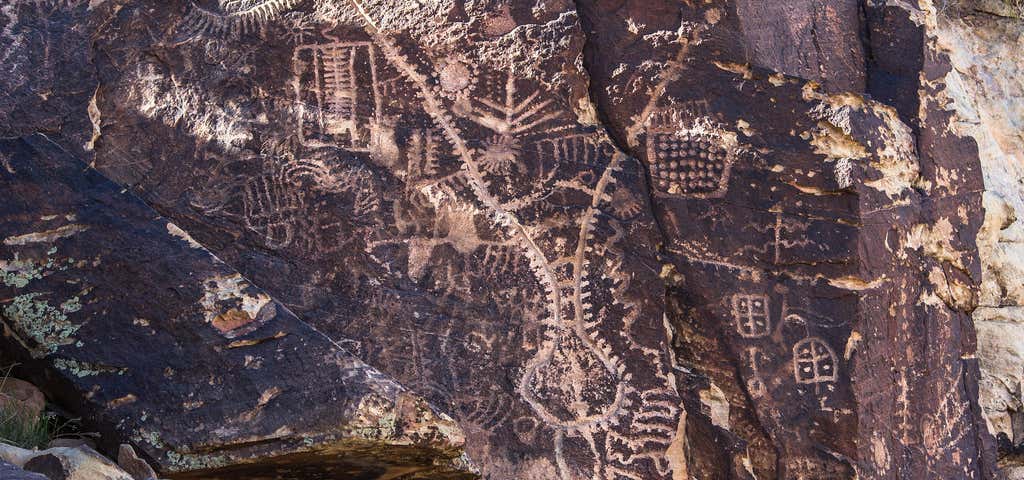 Photo of Parowan Gap Petroglyphs Dispersed Camping