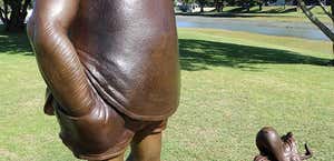 Footrot Flats Statue