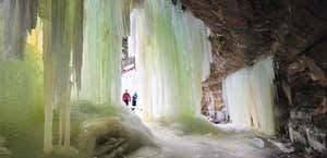 Eben Ice Caves and Canyon Falls & Gorge