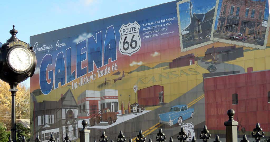 Galena Ks Route 66 Mural, Galena Roadtrippers