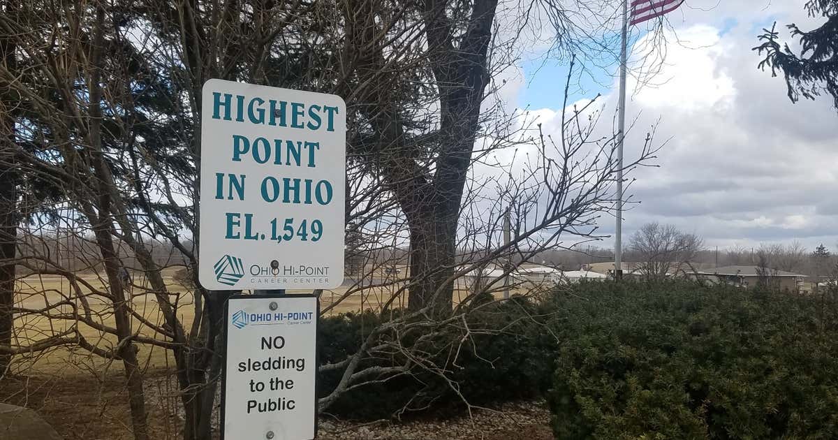 Campbell Hill Highest Point in Ohio, Bellefontaine Roadtrippers