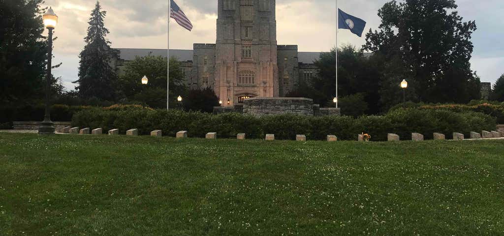 Photo of April 16 Memorial at Virginia Tech