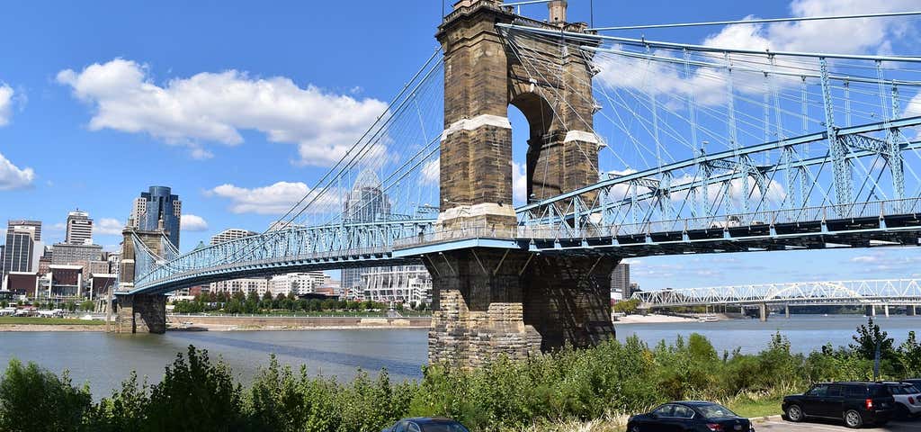 Photo of John A. Roebling Suspension Bridge