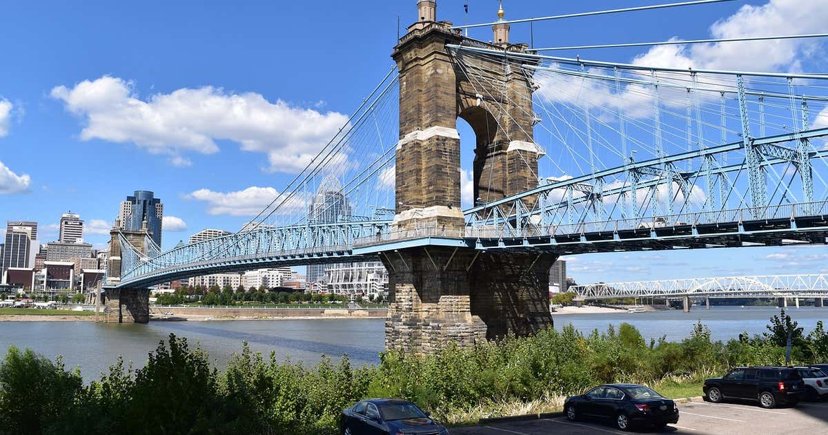John A. Roebling Suspension Bridge, Covington Roadtrippers