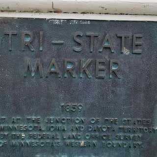 Tri State Iron Post Historical Marker