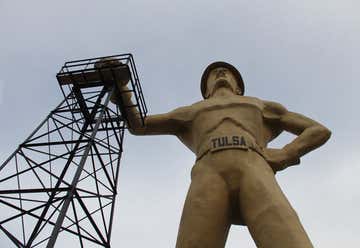 Photo of Golden Driller - Giant Oil Man Statue
