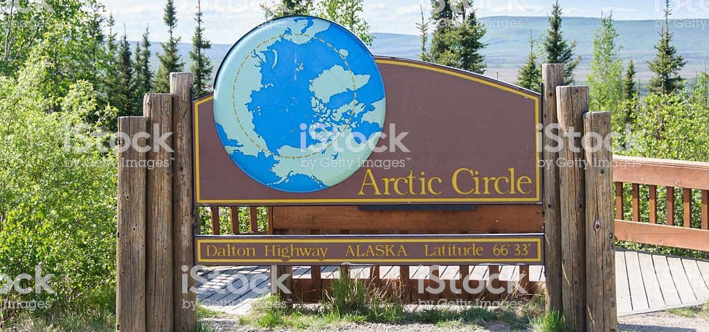 Photo of BLM Arctic Circle Monument Sign