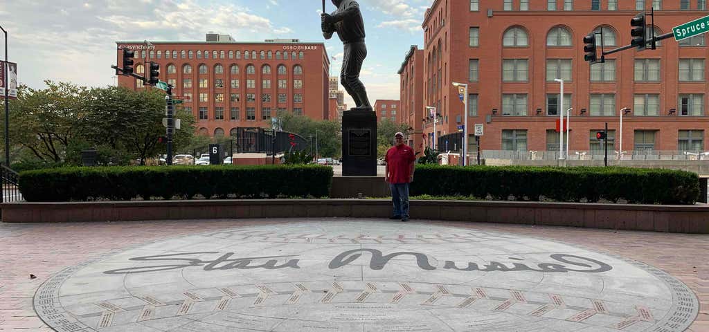 Photo of Stan Musial Statue At Busch Stadium
