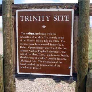 White Sands Missile Range Trinity Site