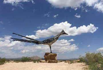 Photo of Recycled Roadrunner Sculpture