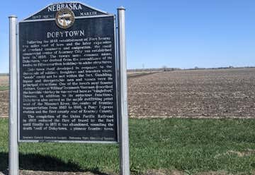 Photo of Dobytown Historical Marker