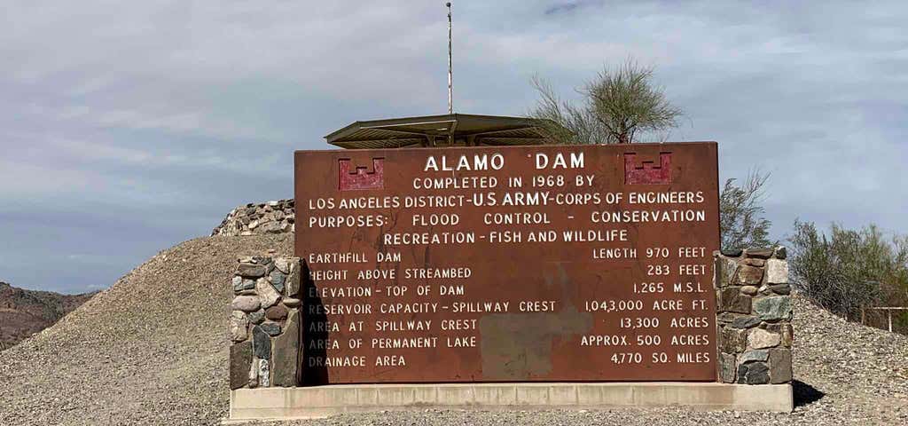 Photo of Alamo Lake Dam