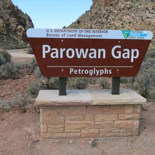 Parowan Gap Petroglyphs Dispersed Camping