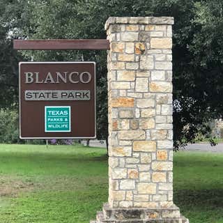 Blanco State Park Campground