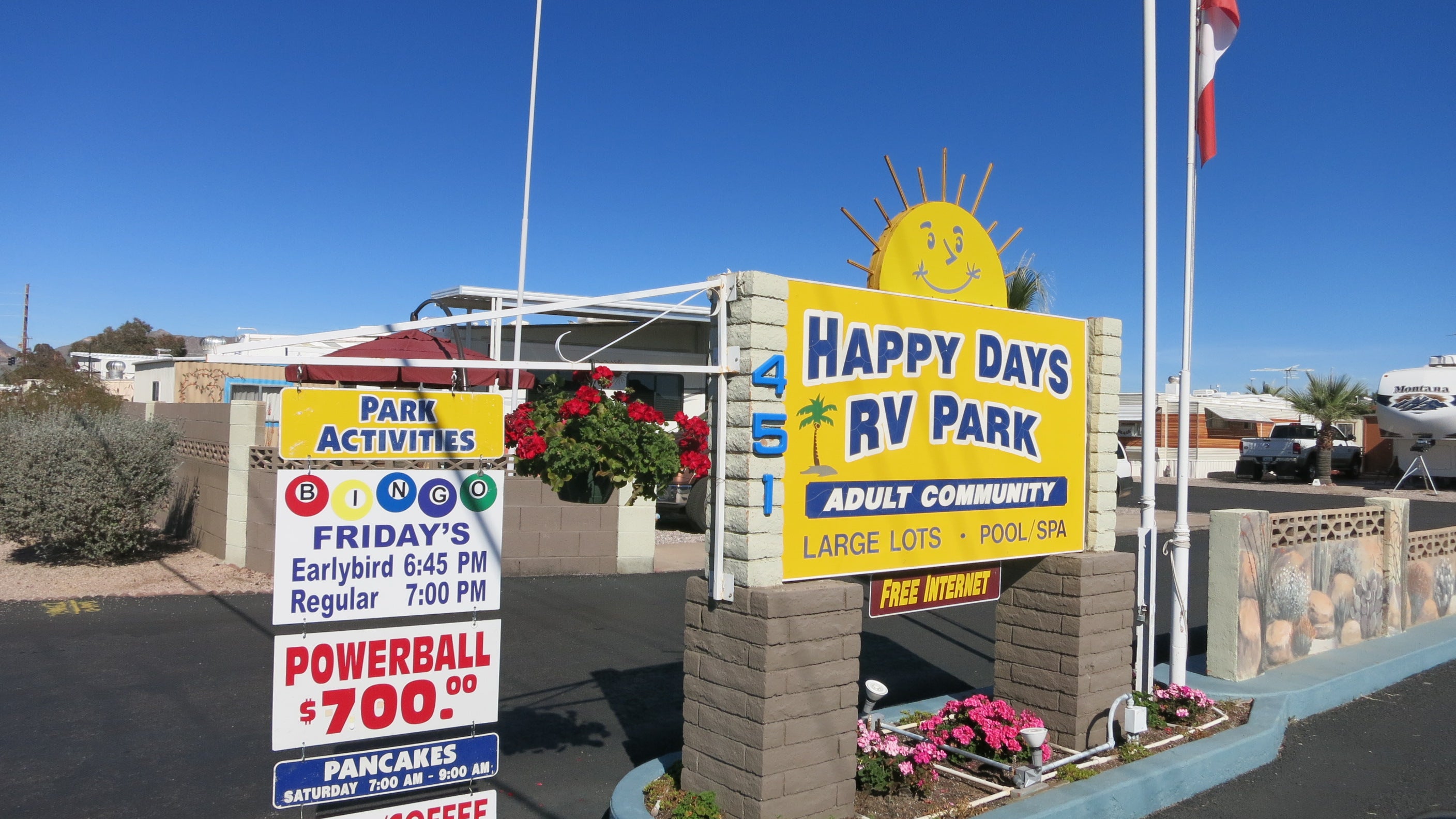 Happy Days 55+ RV Park, Apache Junction | Campendium