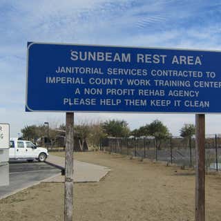 Sunbeam Rest Area Eastbound