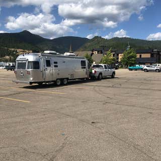 Silver Mountain Resort RV Parking Lot