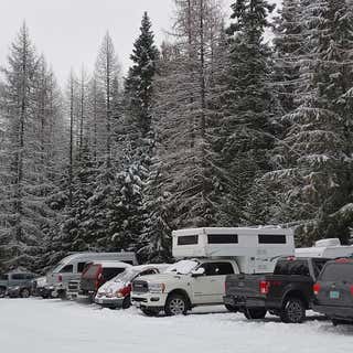 49° North Mountain Resort RV Parking Lot