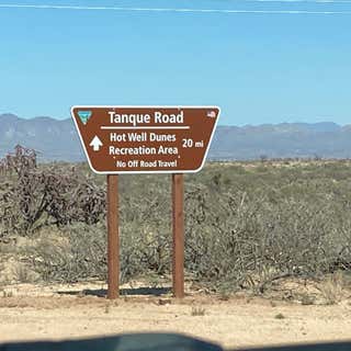 Tanque Road Dispersed Camping
