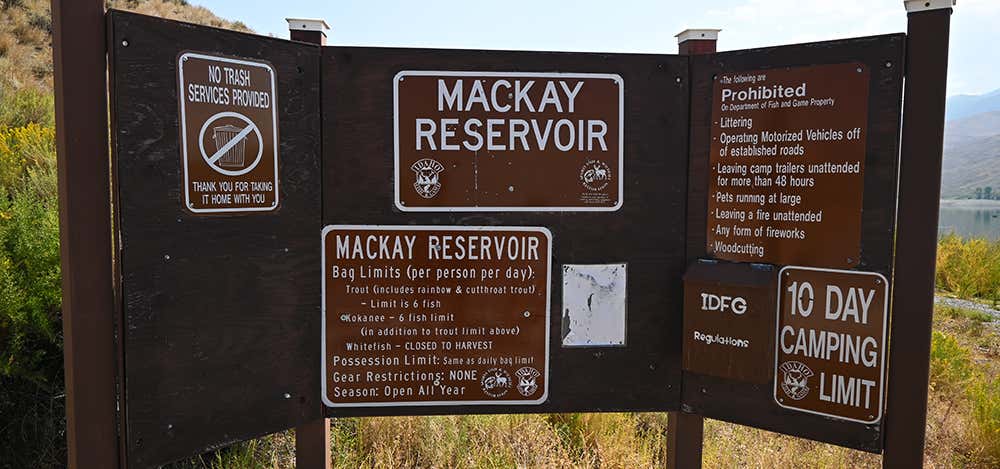 Photo of MacKay Reservoir Dispersed Camping