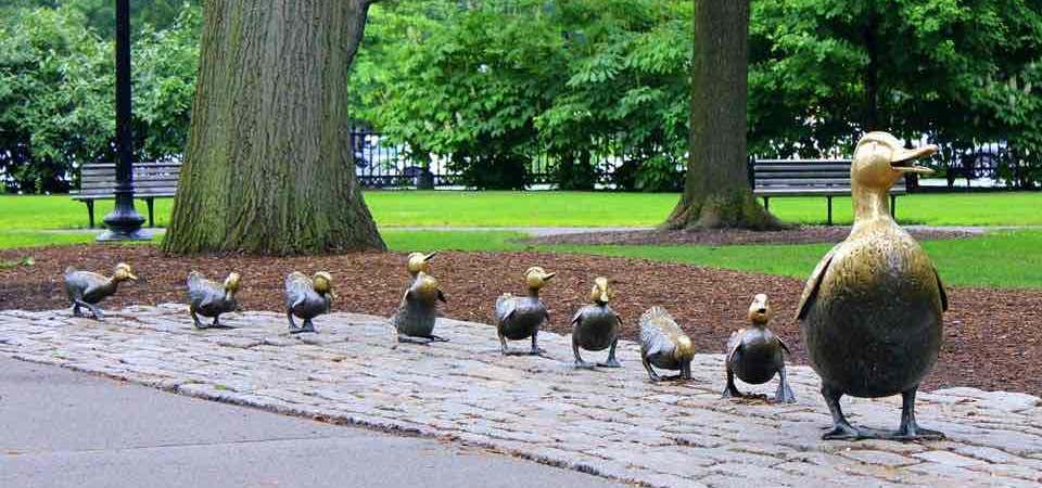 Photo of Making Way for Ducklings Statues