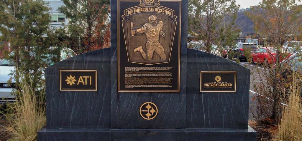 Photo of Immaculate Reception Monument