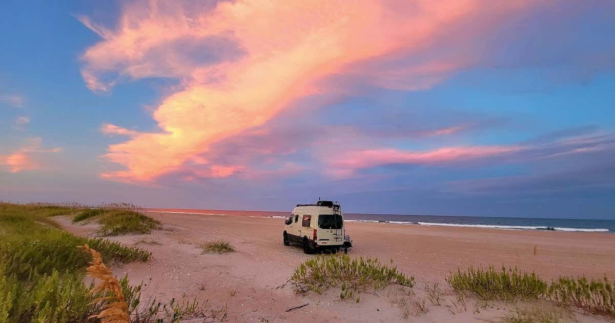 Cape Lookout National Seashore Beach Camping, Harkers Island Roadtrippers