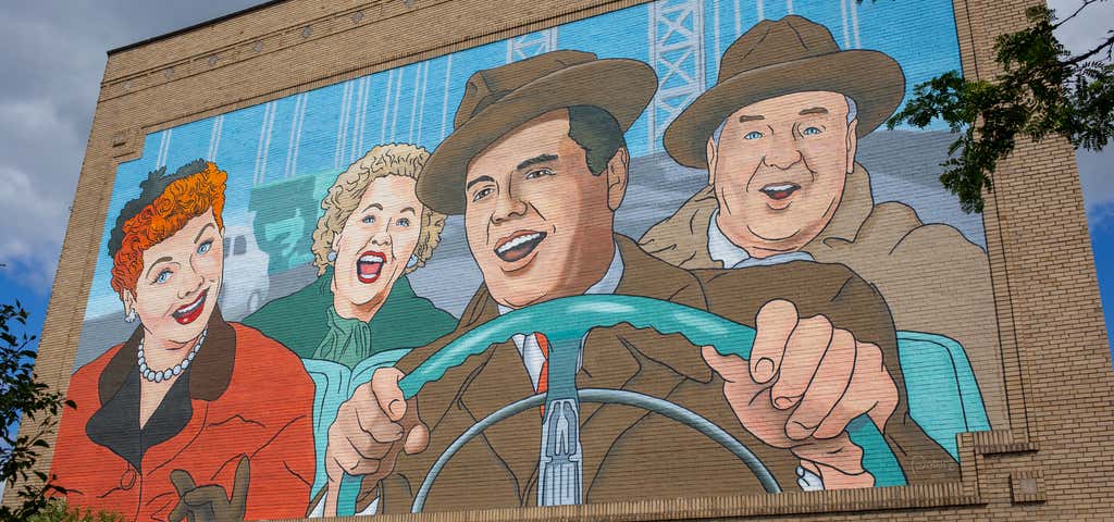 Photo of World's Largest 'I Love Lucy' Mural