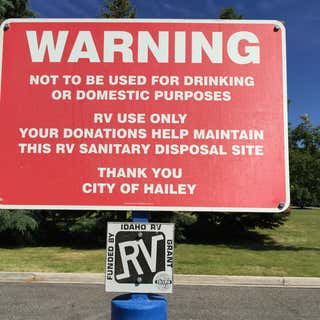 Hailey RV Dump Station