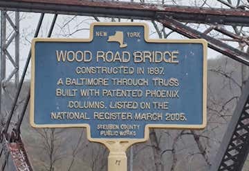Photo of Wood Road Metal Truss Bridge