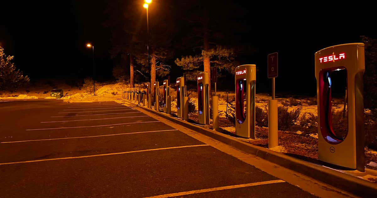 EV Charging Station The Grand Hotel at the Grand Canyon Tesla