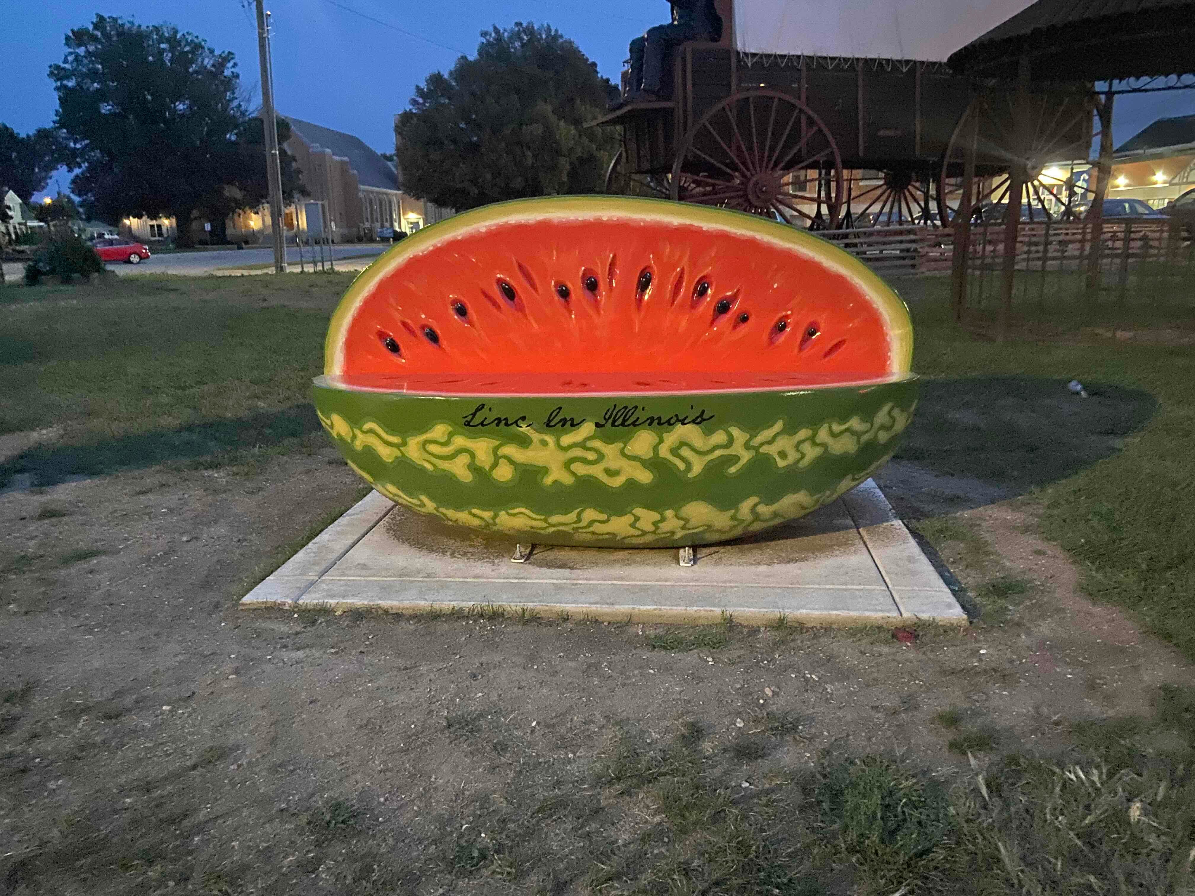 Watermelon Lincoln Monument