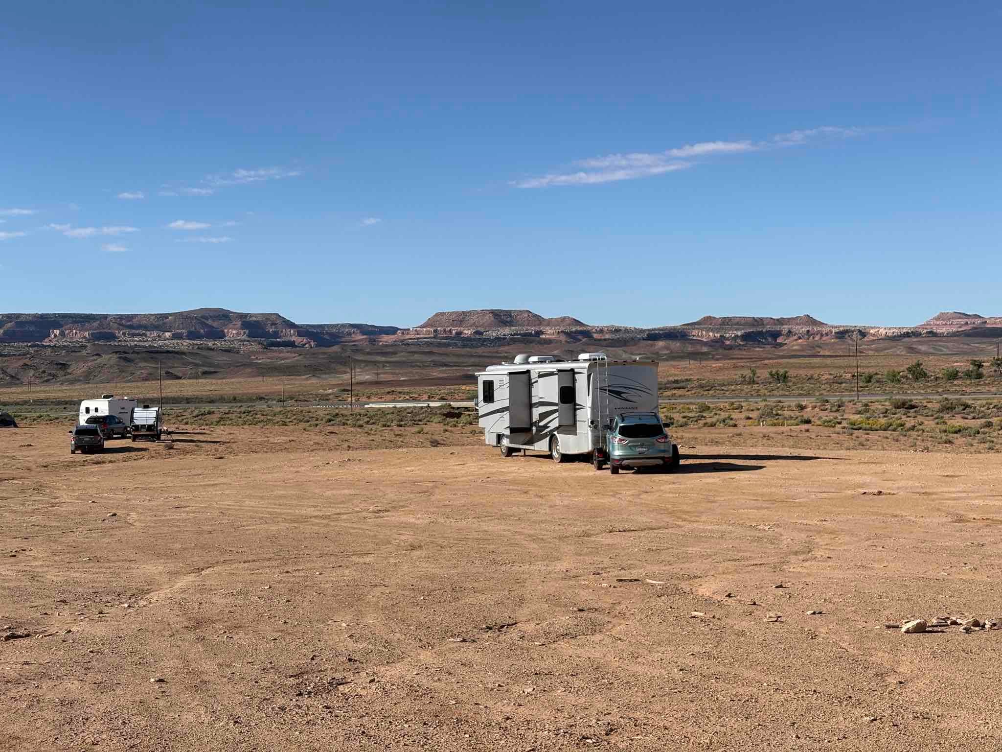 Klondike Bluff Road Dispersed Camping