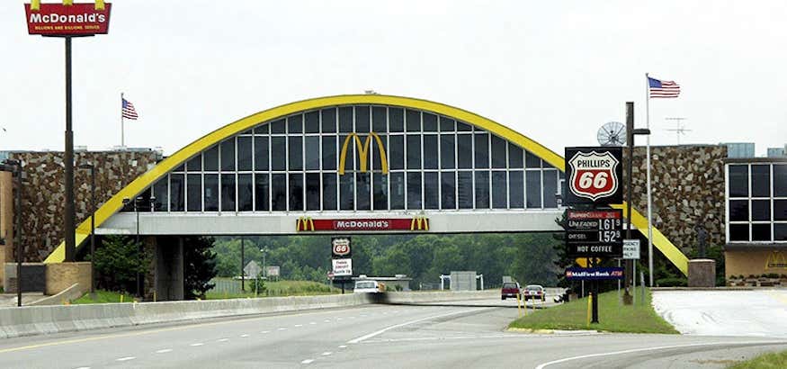 Photo of McDonalds over the highway