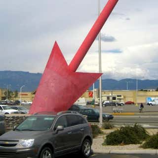 Giant Red Arrow