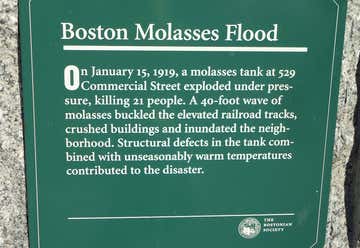 Photo of Boston Molasses Flood Memorial