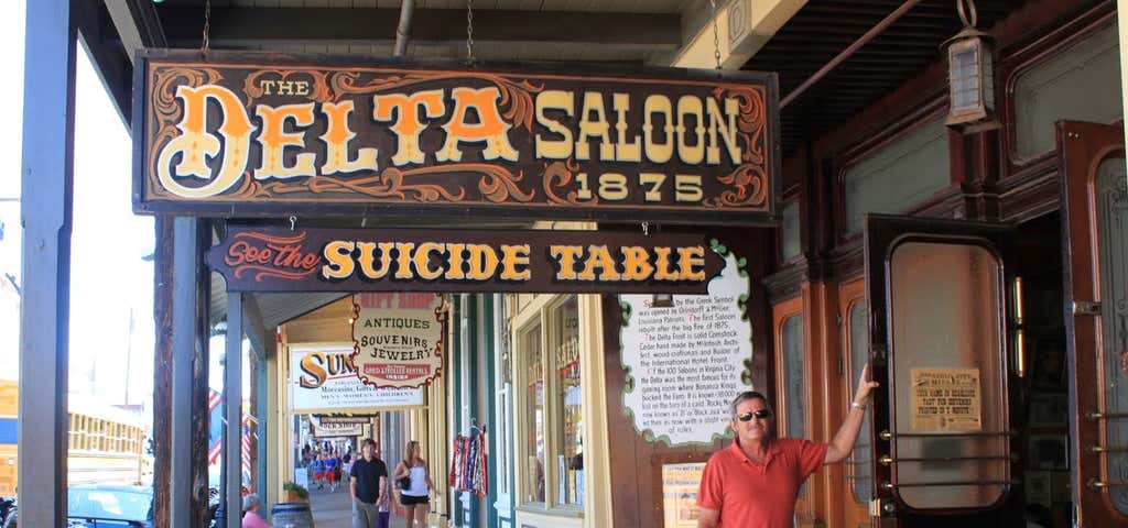 Photo of The Suicide Table at The Delta Saloon