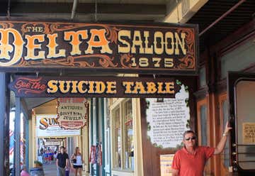 Photo of The Suicide Table at The Delta Saloon 