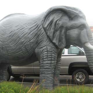 Huge Elephant Statue