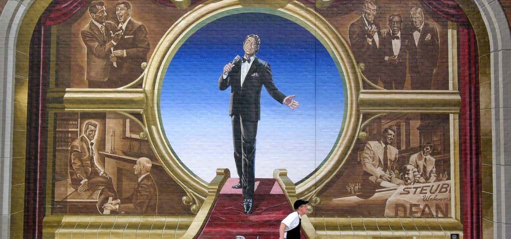 Photo of Dean Martin Mural