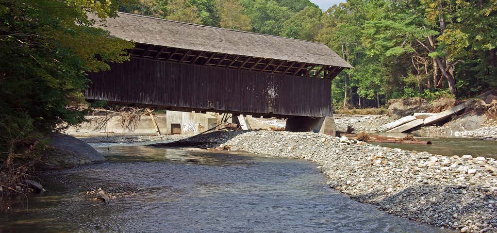 Photo of Covered Railroad Bridge